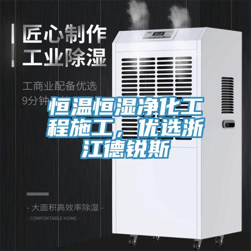 恒溫恒濕凈化工程施工，優(yōu)選浙江德銳斯