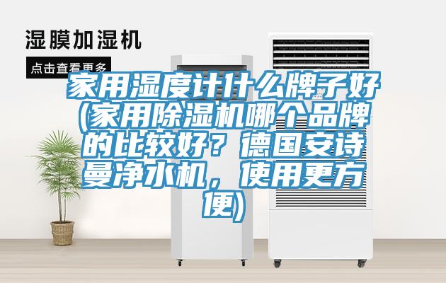 家用濕度計什么牌子好(家用除濕機哪個品牌的比較好？德國安詩曼凈水機，使用更方便)