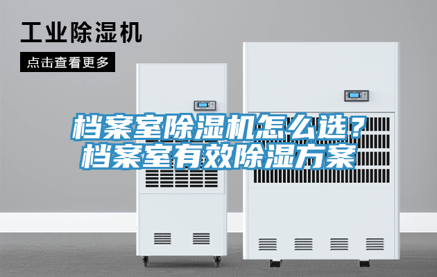 檔案室除濕機怎么選？檔案室有效除濕方案