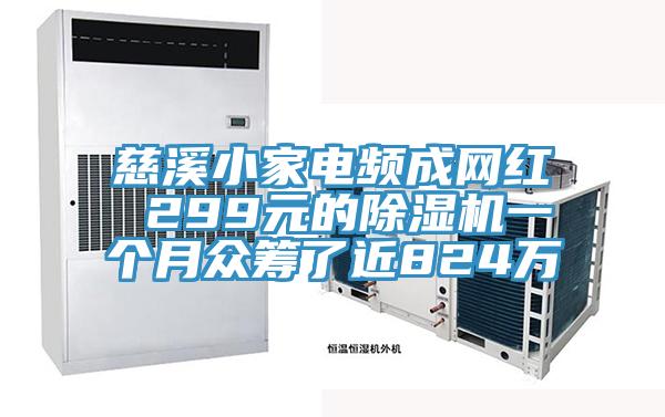 慈溪小家電頻成網(wǎng)紅 299元的除濕機(jī)一個(gè)月眾籌了近824萬(wàn)