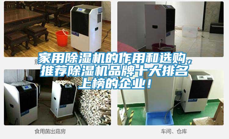 家用除濕機(jī)的作用和選購，推薦除濕機(jī)品牌十大排名上榜的企業(yè)！