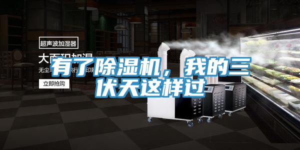 有了除濕機(jī)，我的三伏天這樣過
