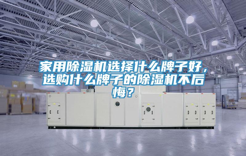 家用除濕機(jī)選擇什么牌子好，選購什么牌子的除濕機(jī)不后悔？