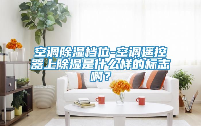 空調(diào)除濕檔位-空調(diào)遙控器上除濕是什么樣的標(biāo)志啊？