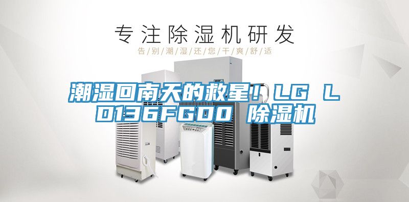 潮濕回南天的救星！LG LD136FGD0 除濕機