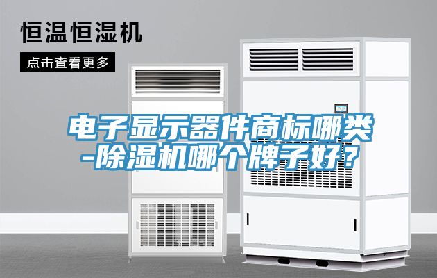 電子顯示器件商標哪類-除濕機哪個牌子好？