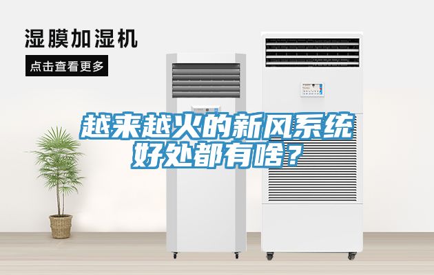 越來越火的新風(fēng)系統(tǒng)好處都有啥？