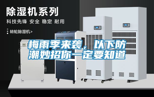 梅雨季來襲，以下防潮妙招你一定要知道