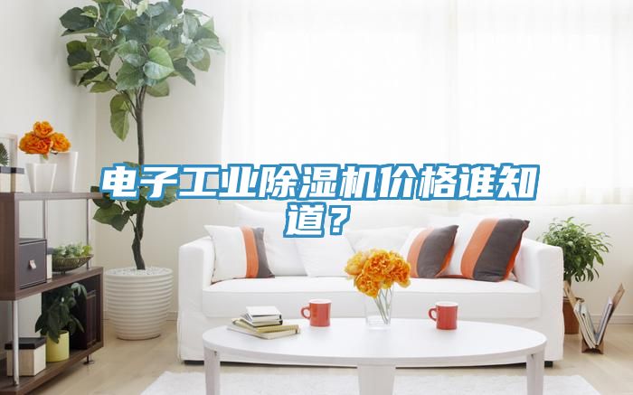 電子工業(yè)除濕機(jī)價格誰知道？