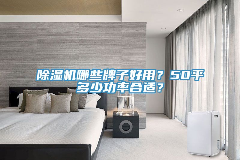 除濕機哪些牌子好用？50平多少功率合適？