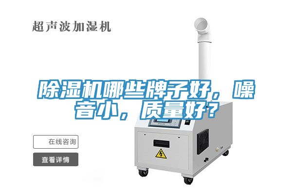除濕機(jī)哪些牌子好，噪音小，質(zhì)量好？
