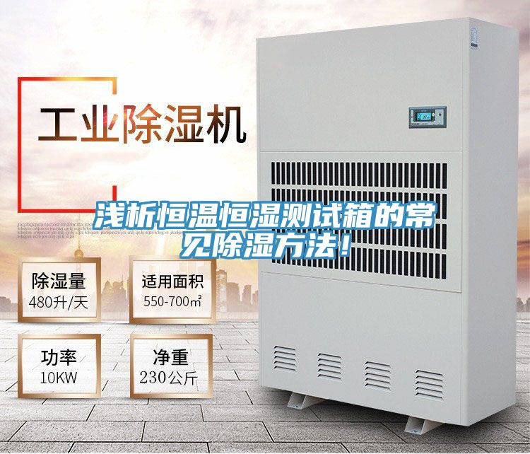淺析恒溫恒濕測(cè)試箱的常見除濕方法！