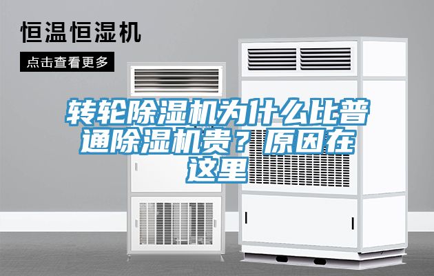 轉(zhuǎn)輪除濕機為什么比普通除濕機貴？原因在這里