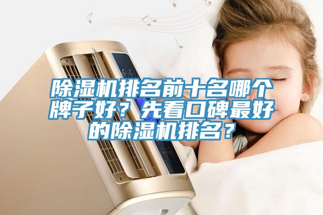 除濕機(jī)排名前十名哪個牌子好？先看口碑最好的除濕機(jī)排名？